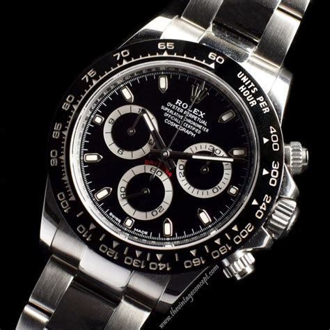 rolex black dial daytona on color strap|rolex daytona black price.